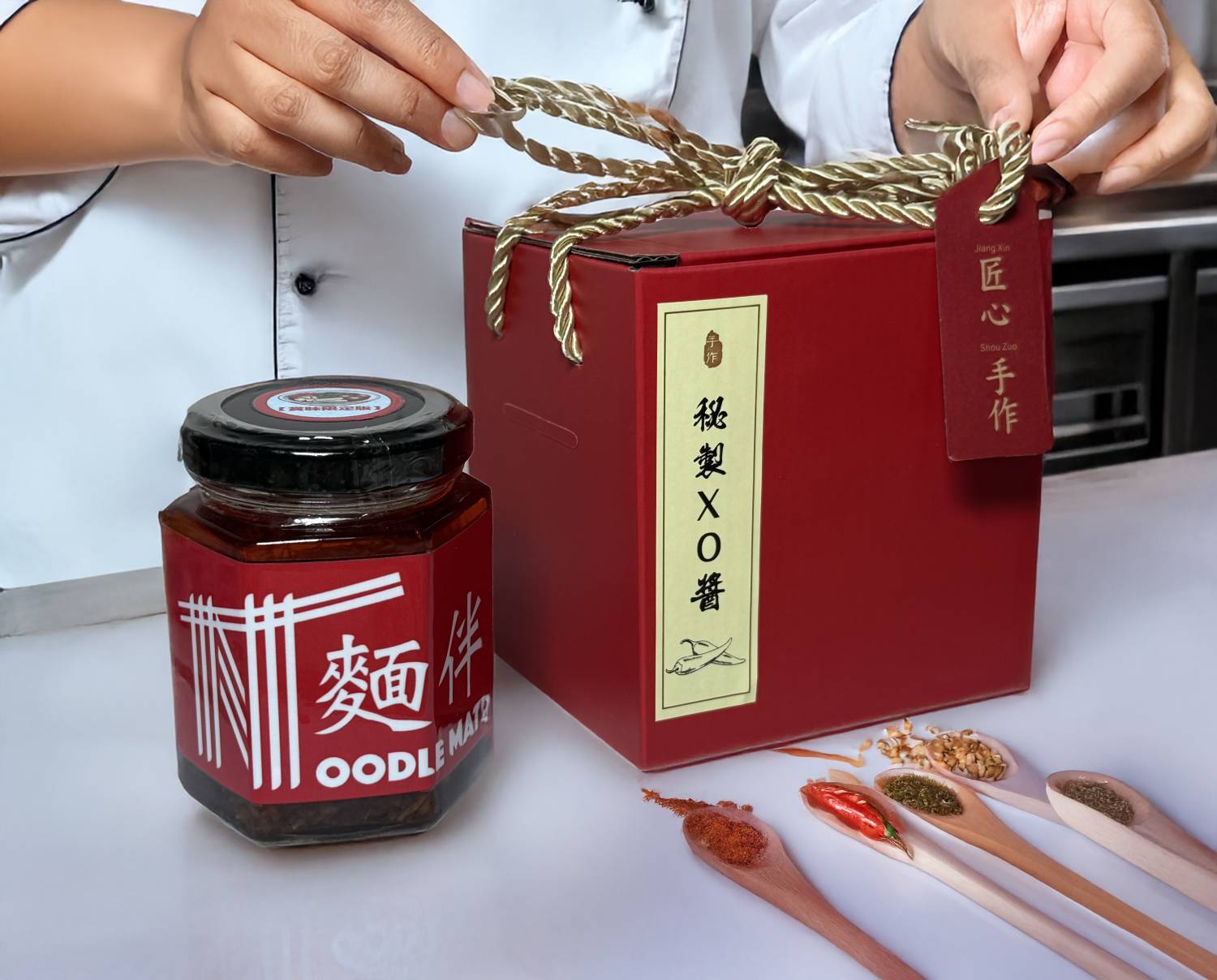 ［麵伴］大紅袍香辣XO醬 < 禮盒孖樽裝 >